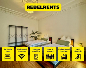 #2 RebelRents - 4P - Apartment Smart-TV - WLAN - voll ausgestattete Küche